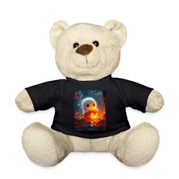 Cadeau d’Halloween Femmes Hommes Enfants Décoration - Nounours - noir - Devant