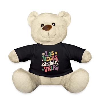 Las Vegas Geburtstagstrip Reiseerlebnis - Teddy - Schwarz - Vorne
