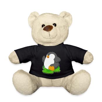 Penguin Jogger Jogging Sport - Teddy Bear - black - Front