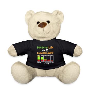 Mitarbeiterin der Schulcafeteria - Teddy - Schwarz - Vorne
