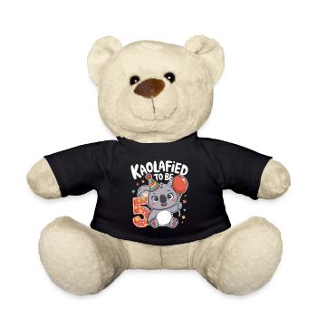 5ème anniversaire Koala Koalafied Motif Amusant - Nounours - noir - Devant