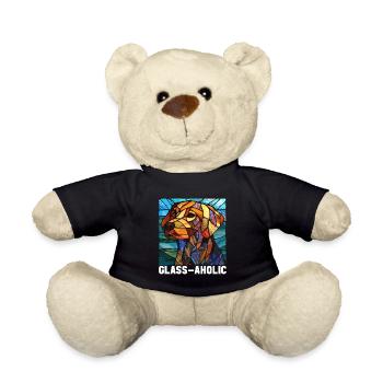 Vitrail artiste Vitrail Art - Nounours - noir - Devant