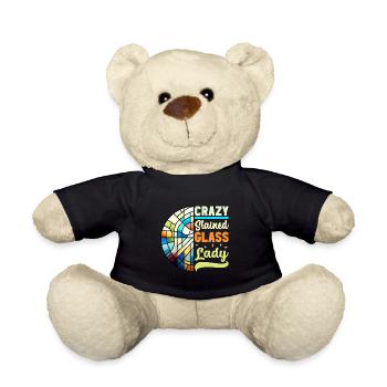 Vitrail artiste Vitrail Art - Nounours - noir - Devant