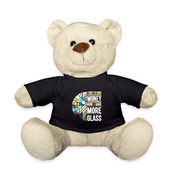 Vitrail artiste Vitrail Art - Nounours - noir - Devant