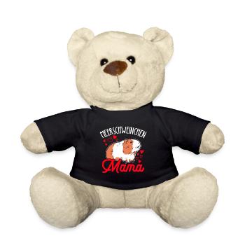 Cochon d’Inde Maman Animal de compagnie Fête des mères Favori M - Nounours - noir - Devant