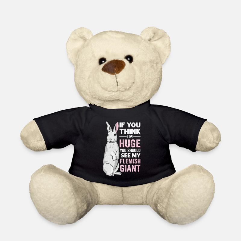 Flandrisches Riesenkaninchen Hase Kaninchen - Teddy - Schwarz