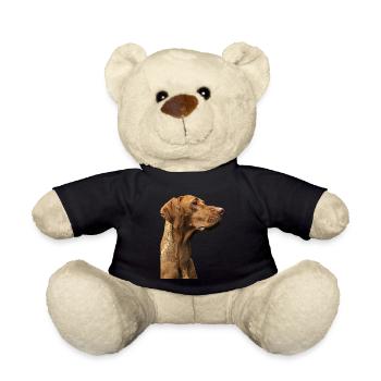 Vizsla - Teddy Bear - black - Front