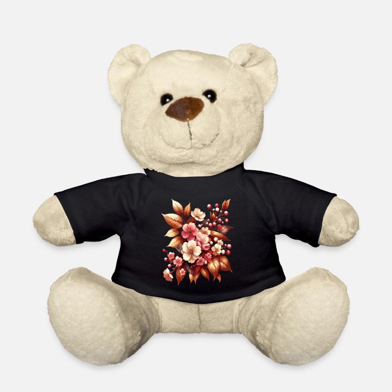 Boho Blumenstrauß Herbstblütenzauber - Teddy - Schwarz