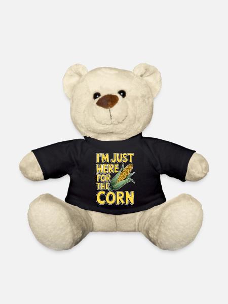 Maiskolben Spruch Mais Lustige Maiskolben Geschenk - Teddy - Schwarz