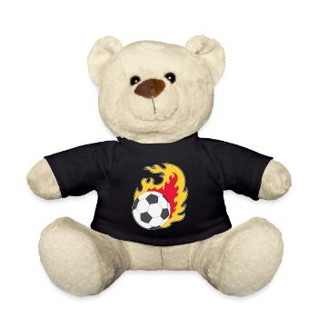 Fireball Football - Teddy Bear - black - Front