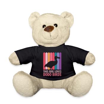 Dodo Dire Dodo Oiseau Fille Drôle Dodo Cadeau - Nounours - noir - Devant