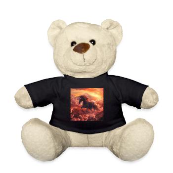 Pferd - Teddy - Schwarz - Vorne