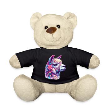 Alpaca - Teddy Bear - black - Front