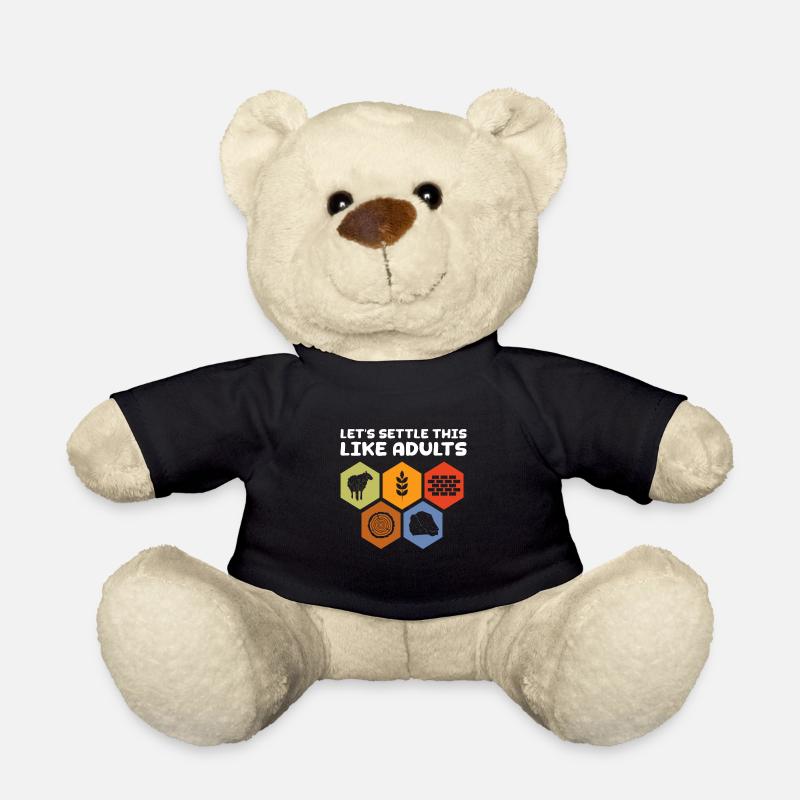 Brettspiel Brettspiele Spieleabend Spiele Geschenk - Teddy - Schwarz