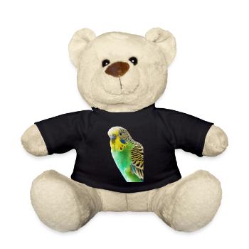 Budgerigar - Teddy Bear - black - Front