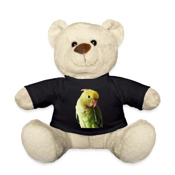 Perruche à collier - Nounours - noir - Devant