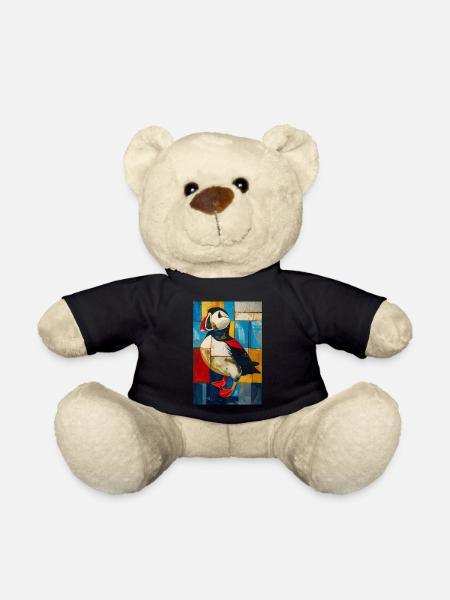 Puffin - Teddy Bear - black