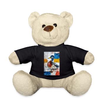 Ente - Teddy - Schwarz - Vorne