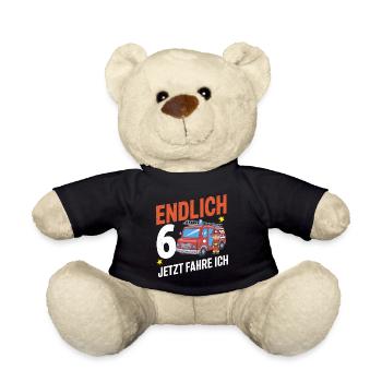 Enfin 6 Maintenant, je conduis les pompiers - Nounours - noir - Devant