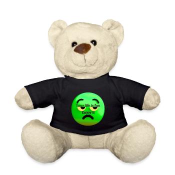 Life is fun - Teddy Bear - black - Front