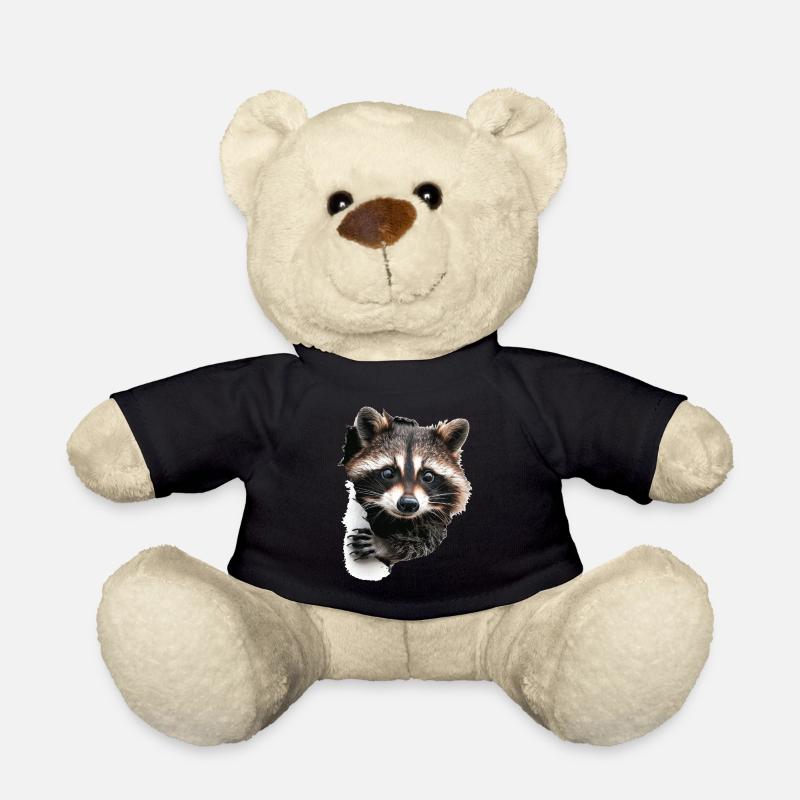 Waschbär - Teddy - Schwarz