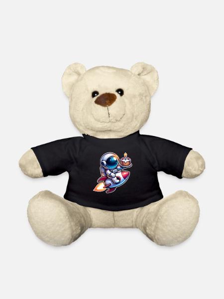 Astronaut Geburtstag - Teddy - Schwarz