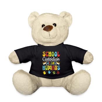 Gardien D’école De Minuscules Humains Drôle Concierge - Nounours - noir - Devant