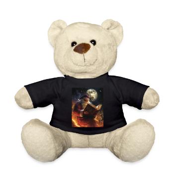 Weihnachtsmann Frauen Männer Kinder Weihnachten - Teddy - Schwarz - Vorne