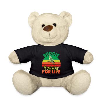 Budgie Gift - Teddy - Schwarz - Vorne