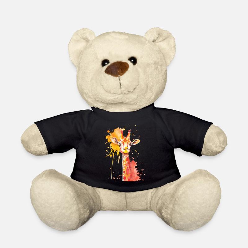 Giraffe - Teddy - Schwarz