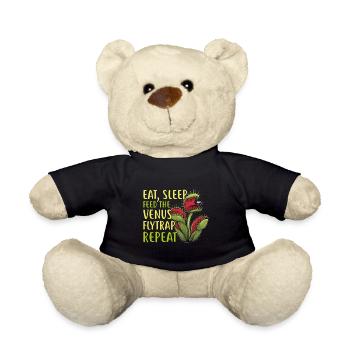 Venus Flytrap Carnivore Plant Design - Teddy Bear - black - Front