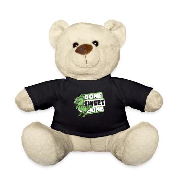 Bone Sweet Bone Parasaurolophini Dinosaur - Teddy Bear - black - Front