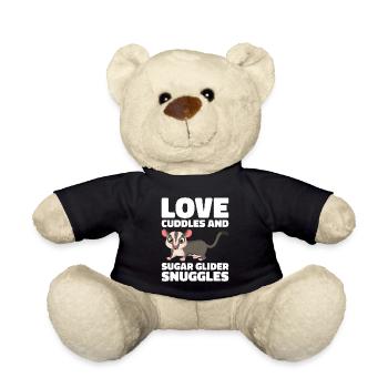 Flying Squirrel Suger Glider Short-headed Glider - Teddy Bear - black - Front