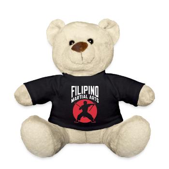 Arts Martiaux philippins Arnis Silhouette Design - Nounours - noir - Devant