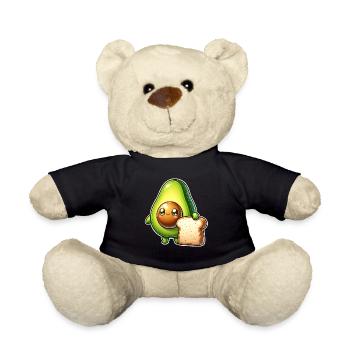 Avocado Toast - Teddy Bear - black - Front