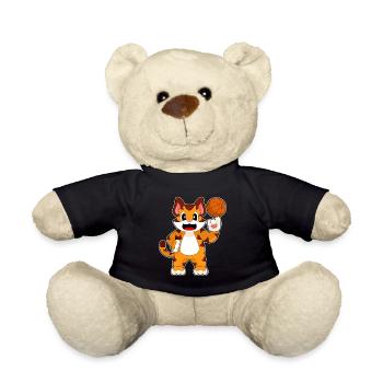 Tiger Basketballspieler Basketball - Teddy - Schwarz - Vorne