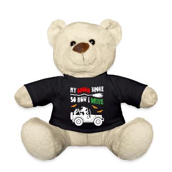 My Broom Broke So Now I Drive Jeeps - Teddy - Schwarz - Vorne