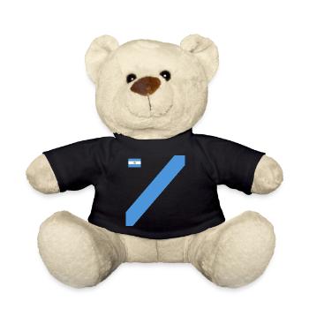 Argentinien Geschenk Argentina Argentine Flagge - Teddy - Schwarz - Vorne