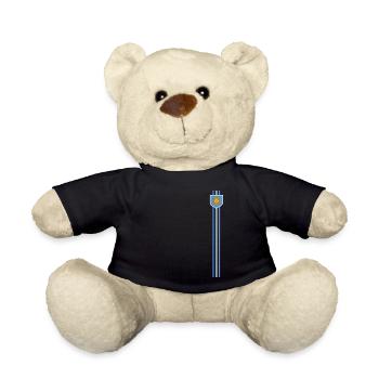 Argentinien Geschenk Argentina Argentine Flagge - Teddy - Schwarz - Vorne