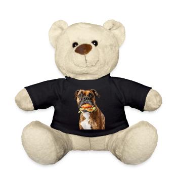 Boxer - Teddy Bear - black - Front