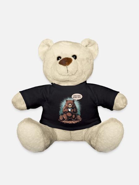 Bear coffee for morning grouches - Teddy Bear - black