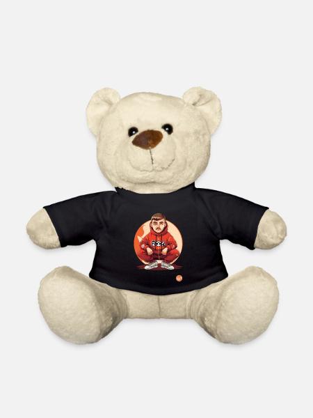 Slav Squat Tracksuit Gopnik Mode Design - Teddy - Schwarz