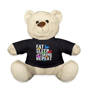 Eat Sleep Jet skiing Repeat - Funny Jetski Racing - Teddy - Schwarz - Vorne