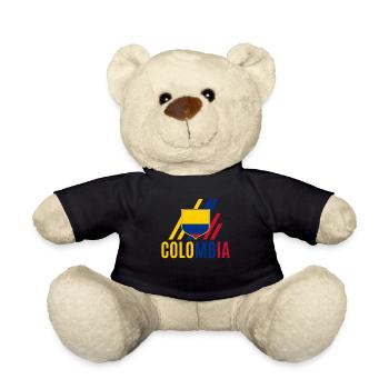 Kolumbien Colombia Medellin Urlaub Bogota Cali - Teddy - Schwarz - Vorne