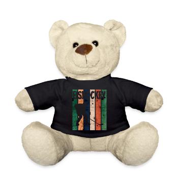 Eishockey Spieler Geschenk Sport Team Hockey - Teddy - Schwarz - Vorne