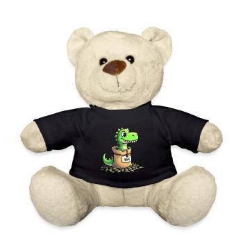 Tea Rex Dinosaurier - Teddy - Schwarz - Vorne
