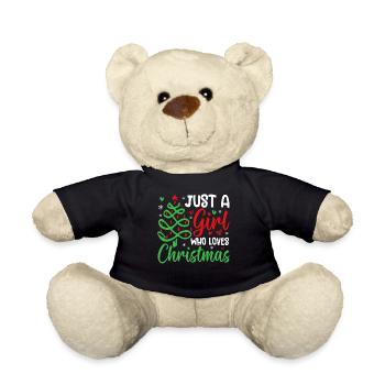 Juste une fille qui aime Noël Sister Holiday - Nounours - noir - Devant