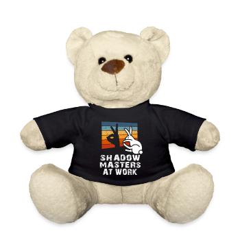 Maîtres de l’ombre au travail Marionnettes d’ombres - Nounours - noir - Devant