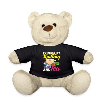 Gestricktes Leben Mit Tee Und Wolle - Teddy - Schwarz - Vorne