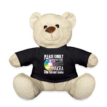 Please Kindly Remove Your Crown Chakra - Teddy Bear - black - Front